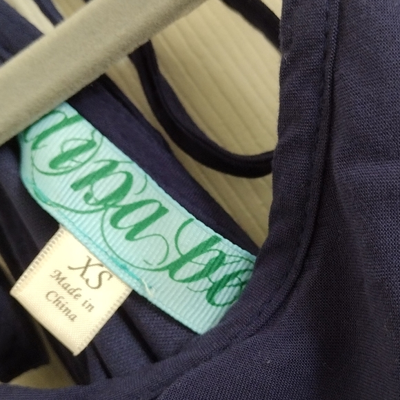 Women's Blue Sundresse - Picture 5 of 5